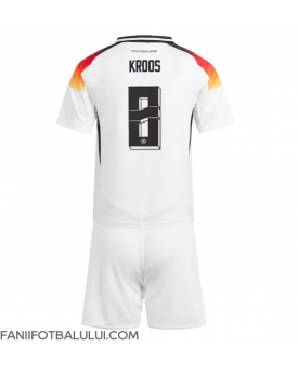 Germania Toni Kroos #8 Echipament de Fotbal Replică European 2024 Copii Acasa (+ Șorturi)
